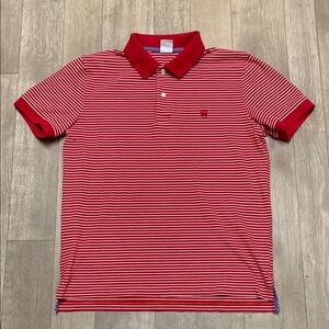 Mens Brooks Brothers Slim Fit Stripe Polo Casual Shirt‎